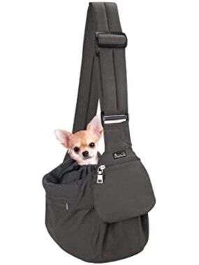 SlowTon Pet Carrier, Hand Free Sling Adjustable Padded Strap Tote Bag